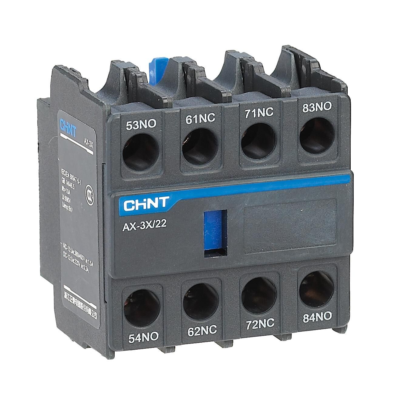 Chint 938251 AX-3X/22/10A Yardımcı Kontak 2NO+2NC