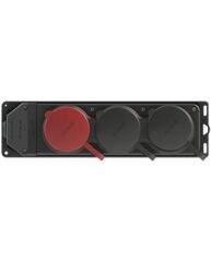 Ne-Ad 4010 1 Adet 3X25A + 2 Adet 1X16A Kauçuk Üçlü Grup Priz