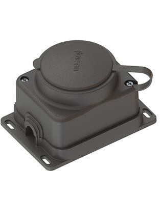 Ne-Ad 4003 1X16A Kauçuk Duvar Prizi