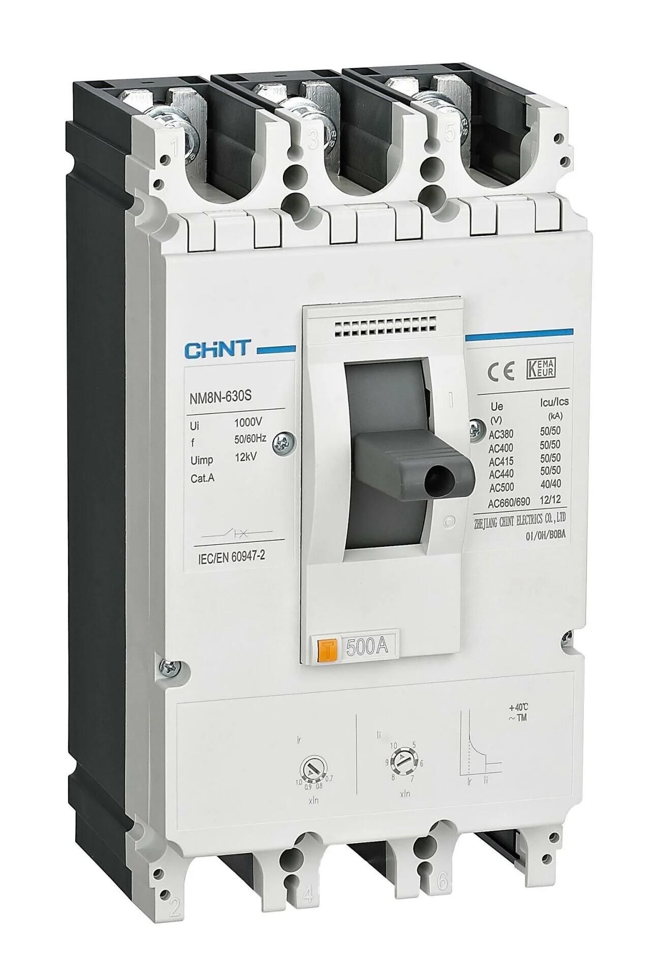 Chint 269252 NM8N-630S 3X500A 50kA Termik Manyetik Şalter