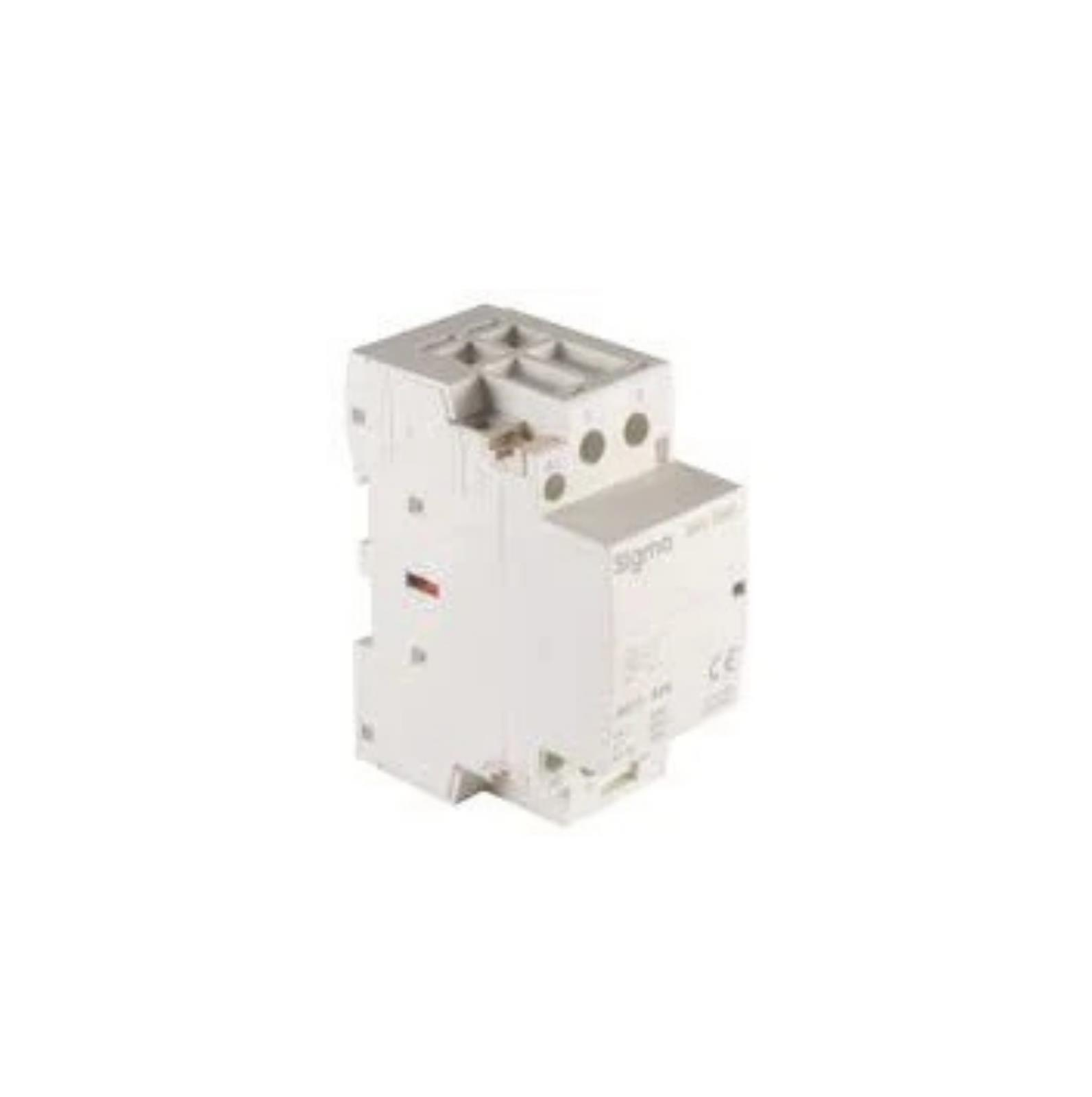 Sigma SMC-2025-1NO+1NC 2x25A Sessiz Kontaktör 230V