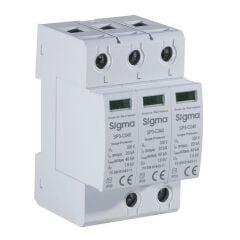 Sigma SP3-C040 Tip 2 C Sınıfı 3 Kutuplu 40kA Parafudr