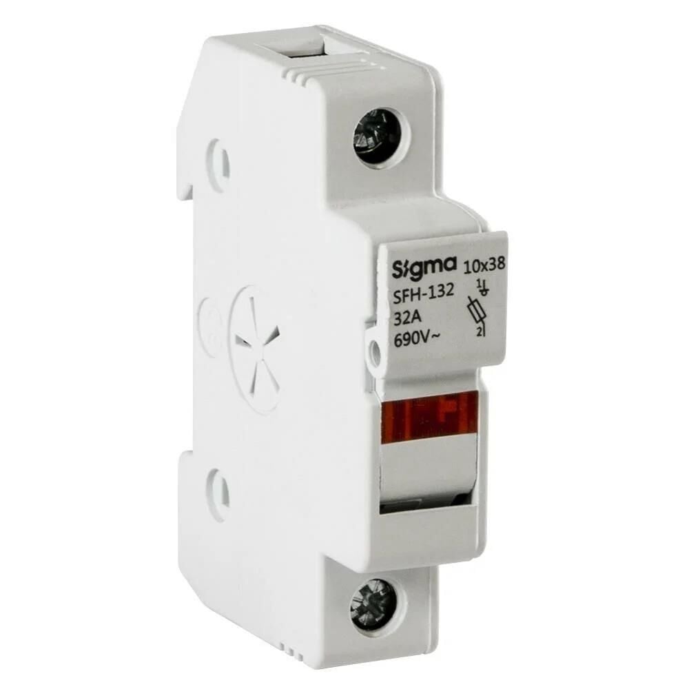 Sigma SFH132 10X38 1P Silindirik Sigorta Yuvası