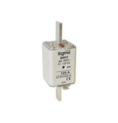 Sigma SNH00I0125 120kA 125A NH00 Bıçaklı Sigorta Çift Gösterge