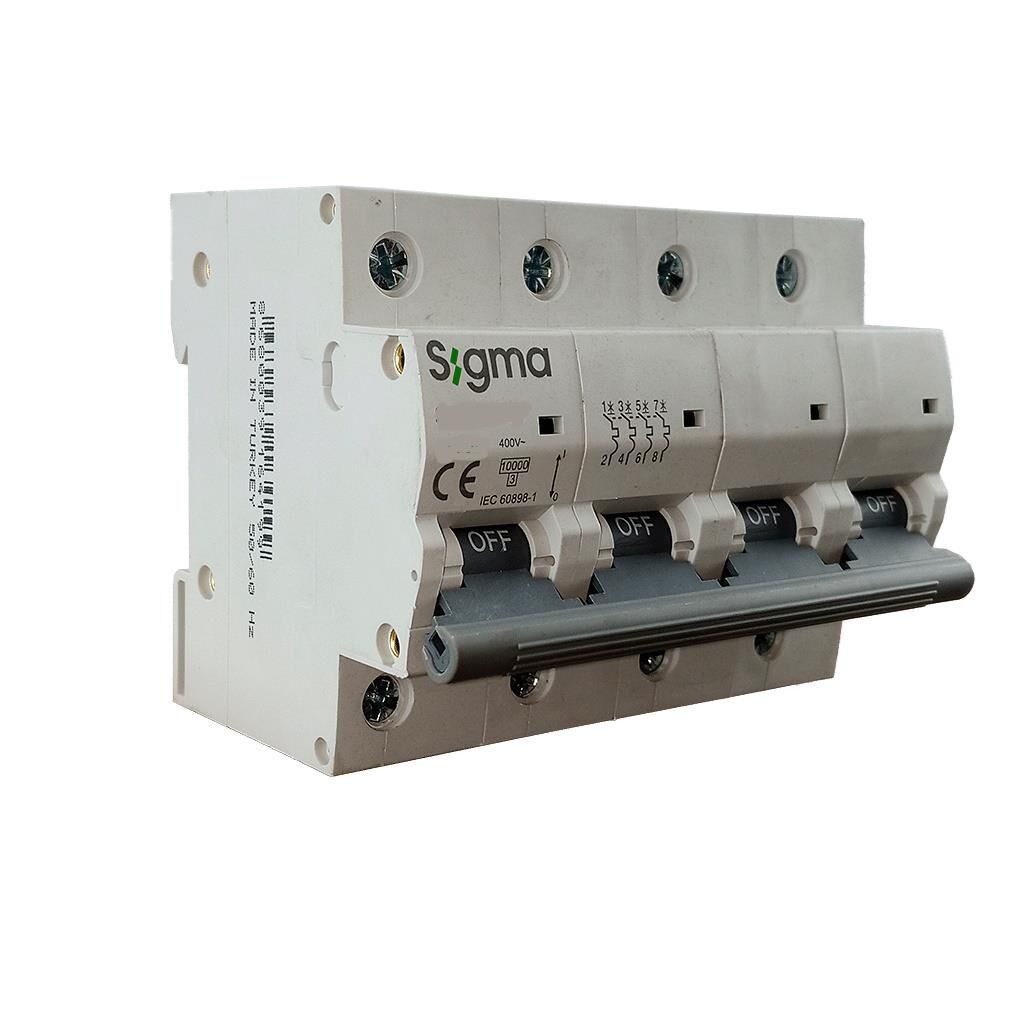 Sigma 1SL400C 4X100A 10kA C Serisi Otomatik Sigorta