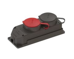 Ne-Ad 4008 1Ad. 3X25A+1Ad.1x16A İkili Kauçuk Grup Priz