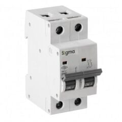 Sigma 1SMD216C 2X16A 10kA C Serisi Otomatik Sigorta