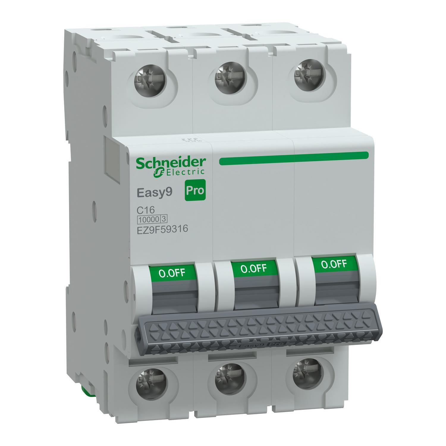 Schneider Electric EZ9F59306 3X6A 10kA C Otomatik Sigorta Easy9 Pro