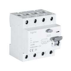 Sigma SGM4125300 4X125A 300mA Kaçak Akım Koruma Rölesi 10kA AC Type