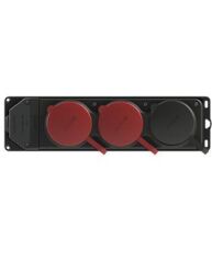 Ne-Ad 4011 2 Adet 3X25A + 1 Adet 1X16A Kauçuk Grup Priz