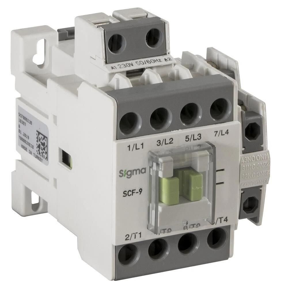 Sigma SCF022230 22A 11kW Kontaktör 4 Kutuplu 230VAC
