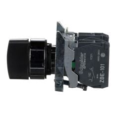 Schneider Electric XB4BD53 Yaylı Mandal Buton 1-0-2 Siyah