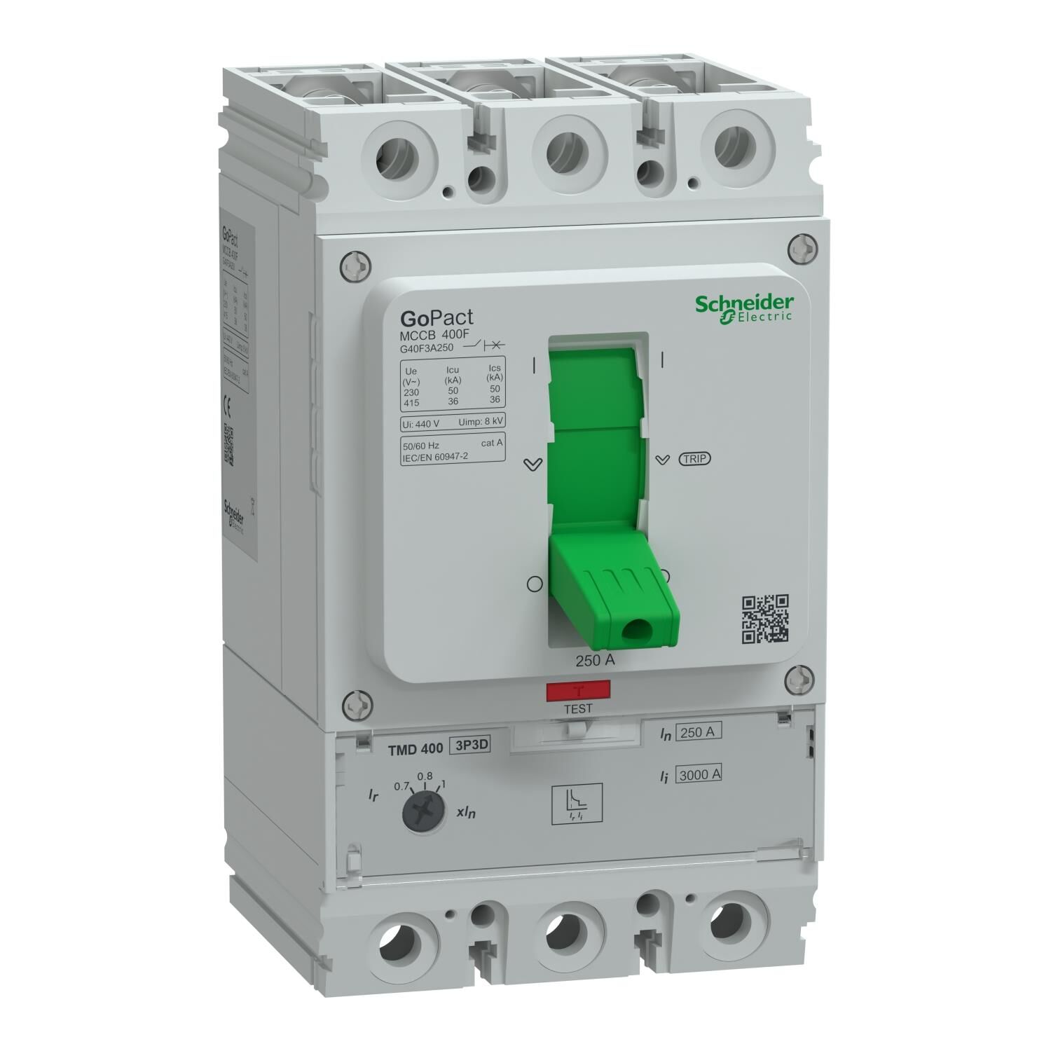 Schneider Electric G40F3A250 3X250A 36kA Termik Manyetik Şalter GoPact