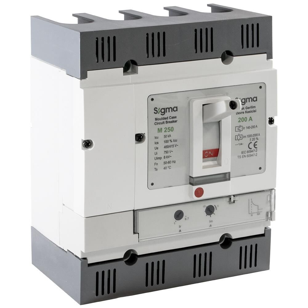 Sigma 4S630630 4x630A 70kA Termik Manyetik Şalter 500-630A Ayarlı