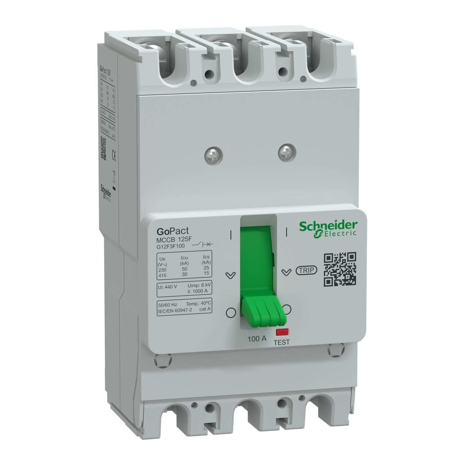 Schneider Electric G12F3F100 3X100A 30kA Termik Manyetik Şalter GoPact