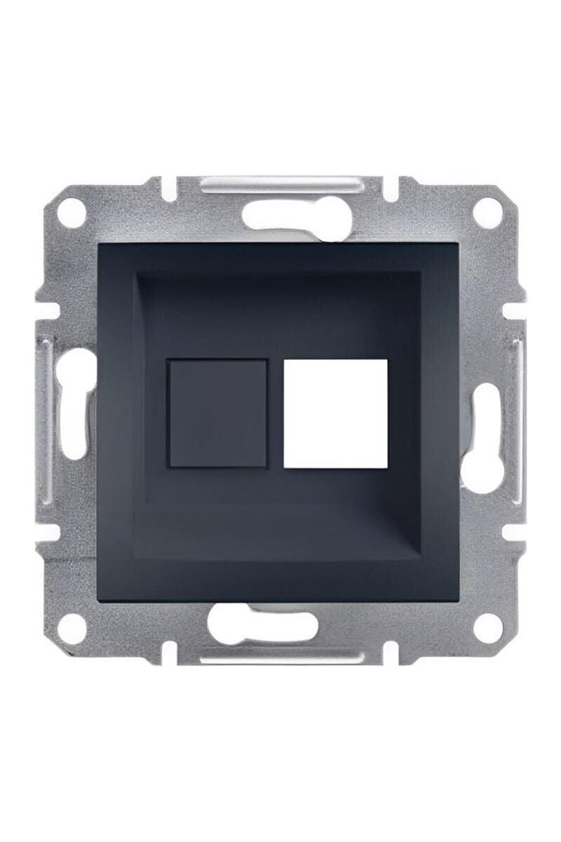 Schneider Electric EPH4300171-02 Asfora Antrasit RJ45 Data Prizi Jaksız