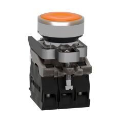 Schneider Electric XB4BW35B5 Işıklı Buton Turuncu 24VAC/DC