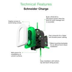 Schneider Electric EVH5A22N2S Evlink 7,4/11/22kW Haberleşmeli Araç Şarj Cihazı