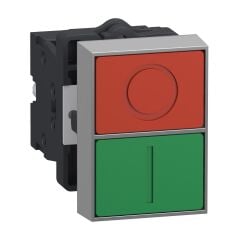 Schneider Electric XA2EA7A3415 İkiz Buton Yaylı Kırmızı Yeşil