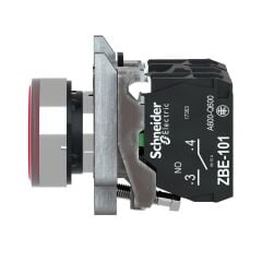 Schneider Electric XB4BW34B5 Işıklı Buton Kırmızı 24VAC/DC