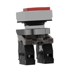 Schneider Electric XB4BW73731B5 Işıklı Buton Kırmızı Yeşil 24VAC