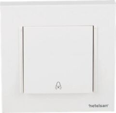 Netelsan Byobu Beyaz Zil Butonu Çerçevesiz