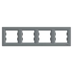 Schneider Electric EPH5800462 Asfora Plus Çelik Dörtlü Çerçeve Yatay