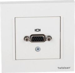 Netelsan Byobu Beyaz VGA Data Prizi Çerçevesiz