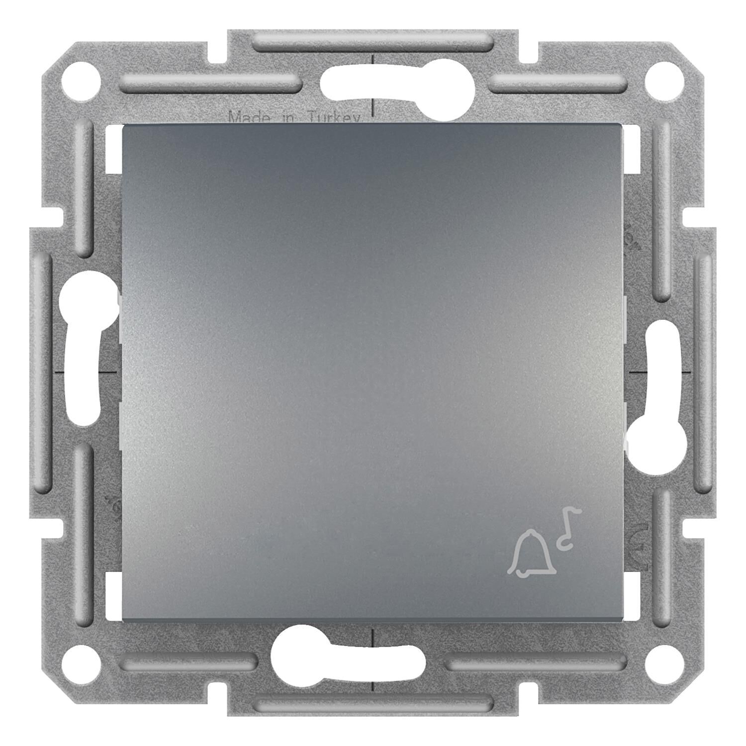 Schneider Electric EPH0800162 Asfora Plus Çelik Liht Zil İşaretli Çerçevesiz