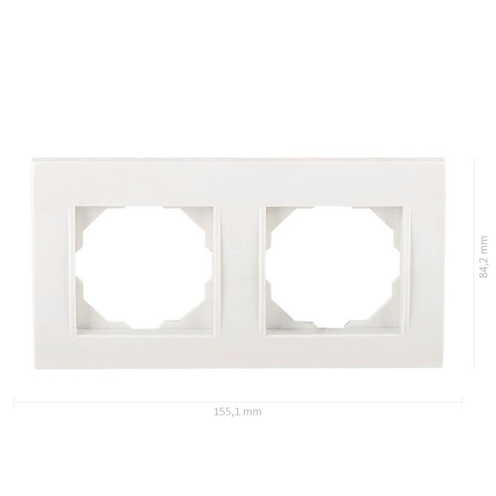 Netelsan Byobu Beyaz İkili Çerçeve