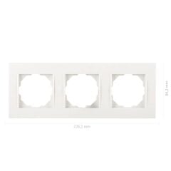 Netelsan Byobu Beyaz Üçlü Çerçeve