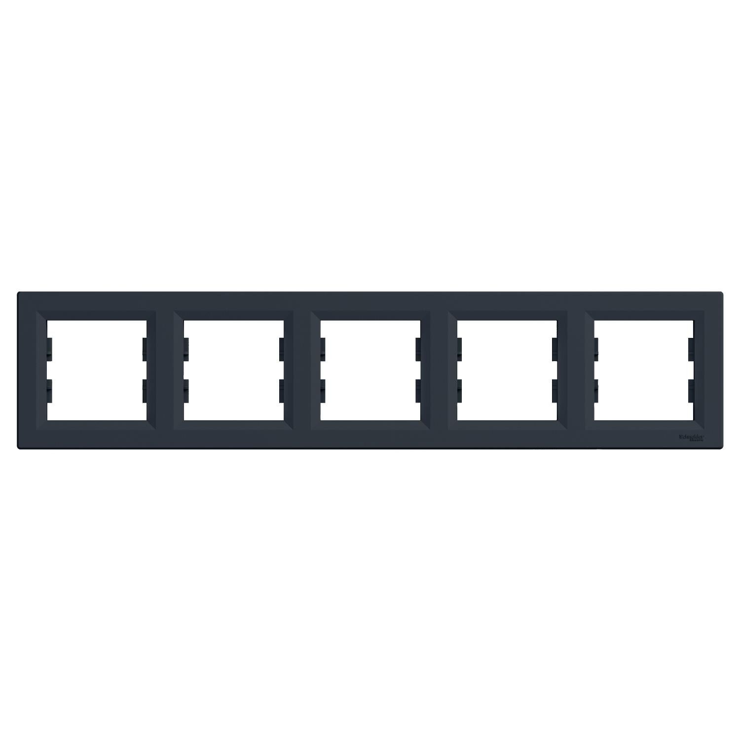 Schneider Electric EPH5800571 Asfora Plus Antrast Beşli Çerçeve Yatay