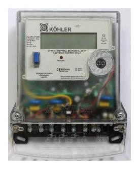 Köhler AEL.KT.020 Direk Bağlı Trifaze Elektrik Sayacı 5/100A