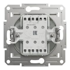 Schneider Electric EPH2170121 Asfora Beyaz Üçlü Anahtar Çerçevesiz