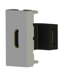 Ne-Ad 2063 45*22,5 mm HDMI Dişi Giriş Çıkışlı L Tipi