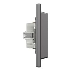 Schneider Electric EPH9900171 Asfora Plus Antrasit İkili Topraklı Priz