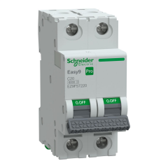 Schneider Electric EZ9F57220 2X20A 6kA C Otomatik Sigorta Easy9 Pro