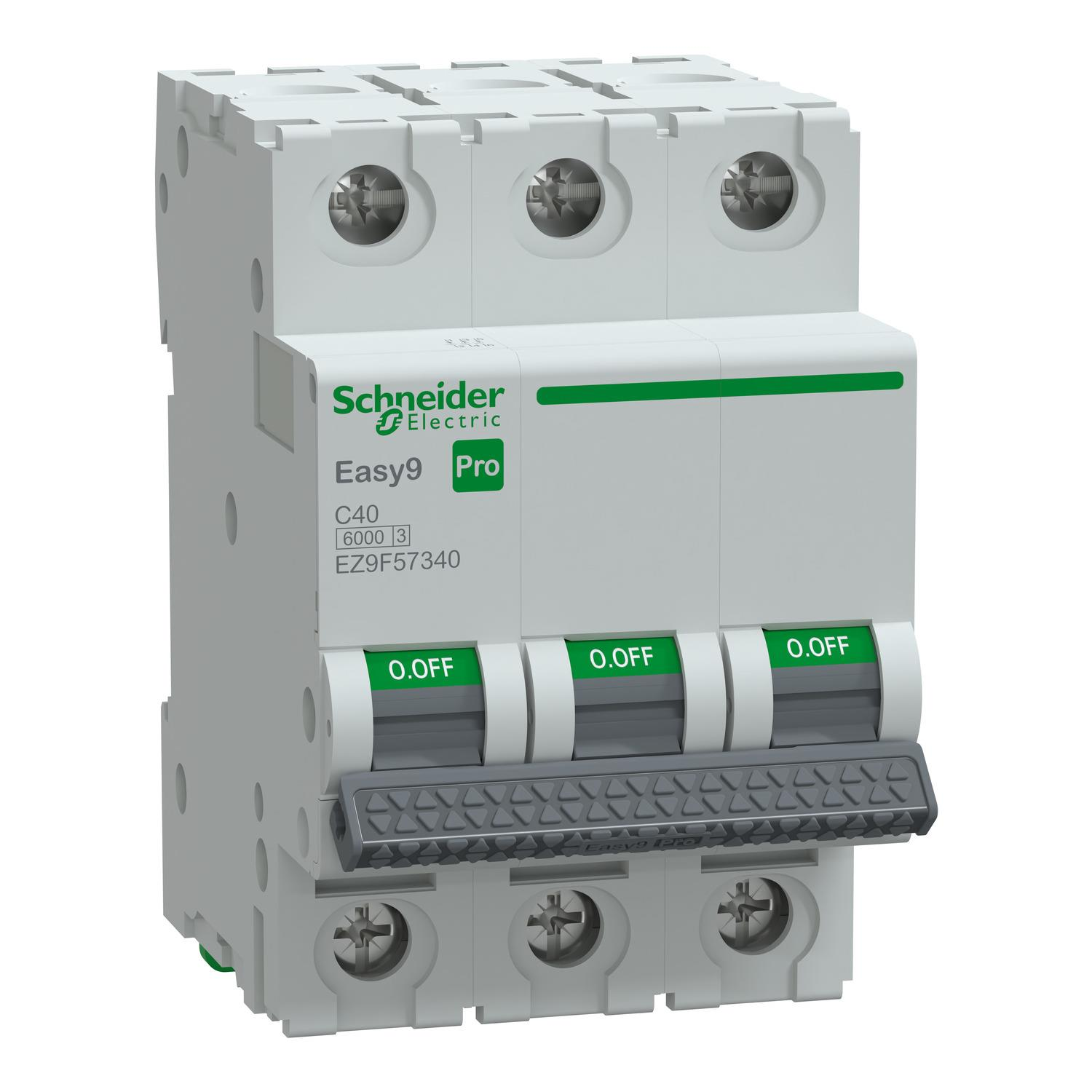 Schneider Electric EZ9F57340 3X40A 6kA C Otomatik Sigorta Easy9 Pro