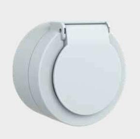 Ovivo xOne Kapaklı Topraklı Priz Ip54 Gri