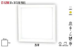Cata CT-5280B 25W 30x30 Led Panel