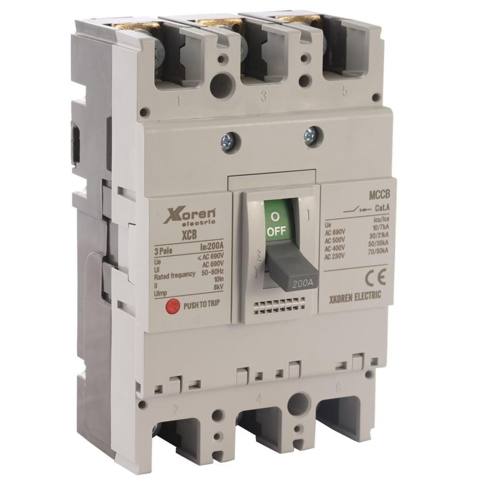 Xkoren 3X200A 50kA Termik Manyetik Şalter