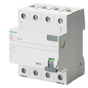 Siemens 5SV3644-6 4x40A 300MA Kaçak Akım Koruma Rölesi TİP-A