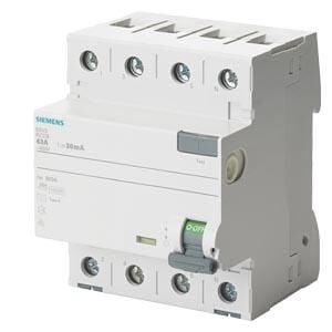 Siemens 5SV3342-6 4x25A 30MA Kaçak Akım Koruma Rölesi TİP-A