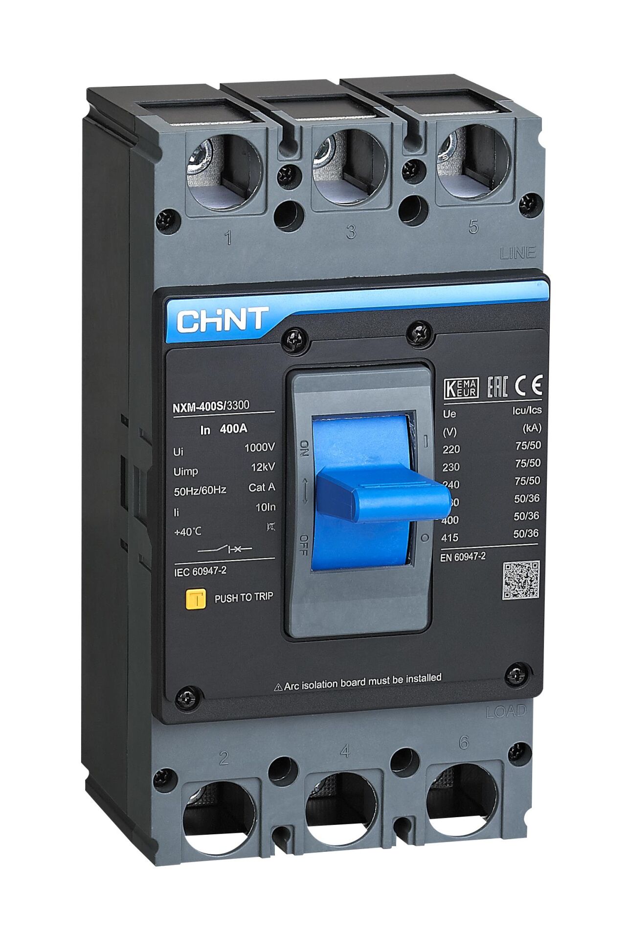 Chint 131373 NXM-400S/3300 3X400A 36kA Termik Manyetik Şalter