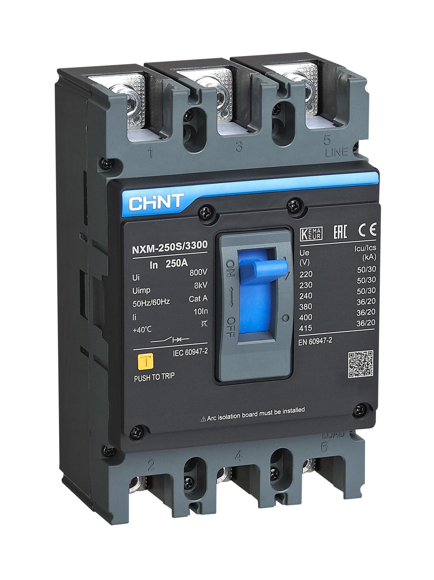 Chint 131369 NXM-250S/3300 3X250A 36KA Termik Manyetik Şalter