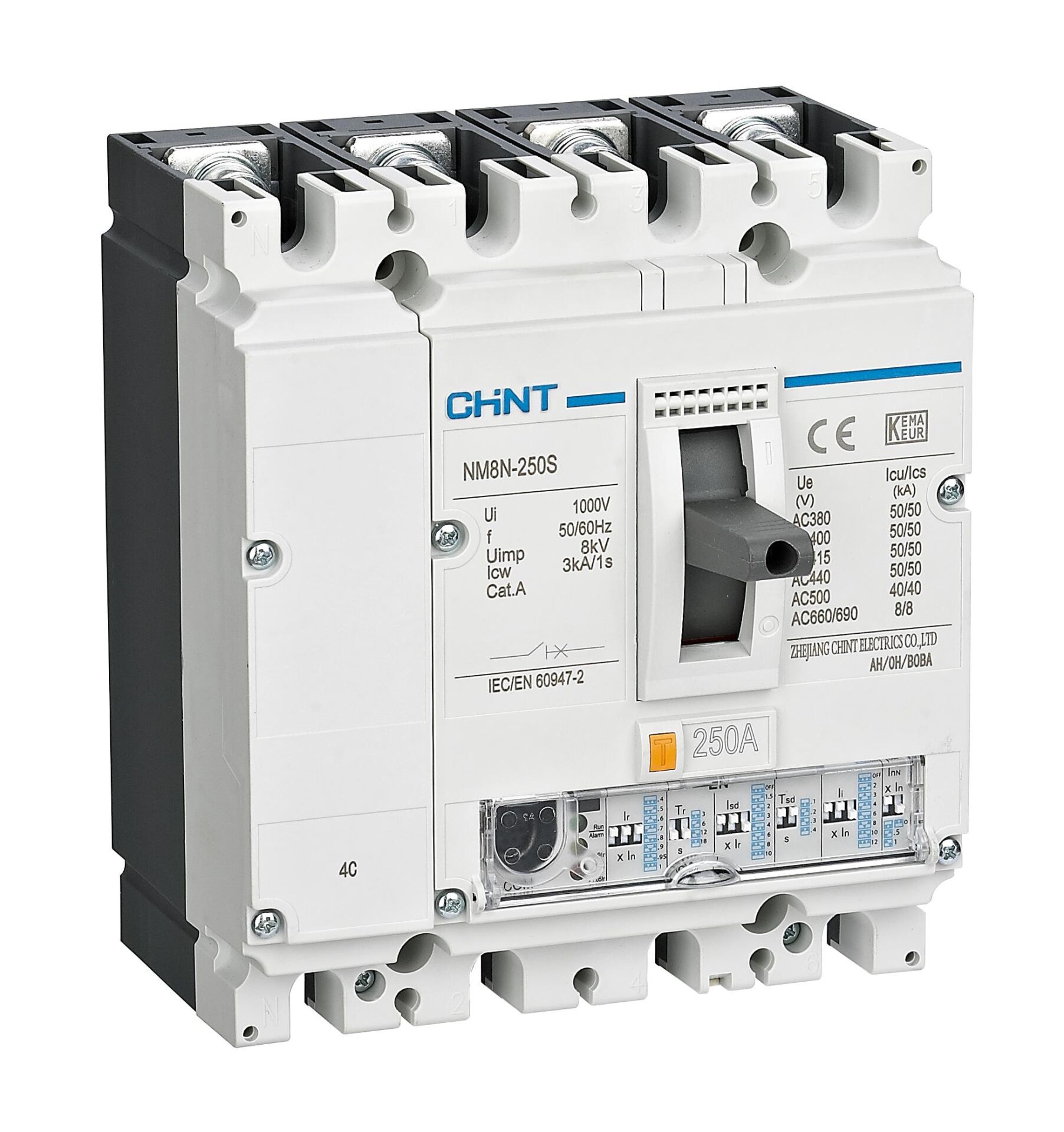 Chint 271188 NM8-250S 4X250A 50KA Termik Manyetik Şalter