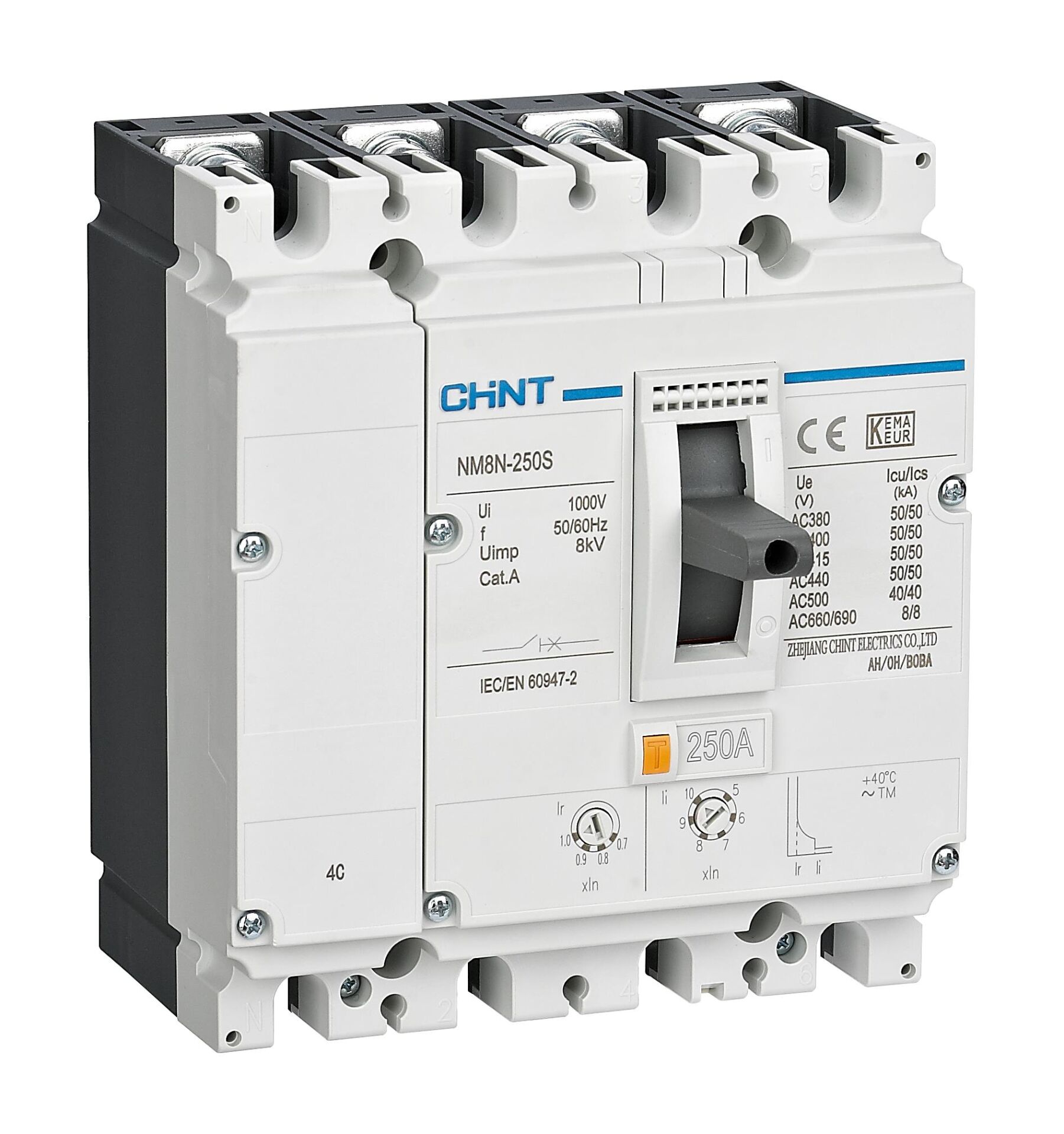 Chint 271606 NM8-125S 4X50A 50KA Termik Manyetik Şalter